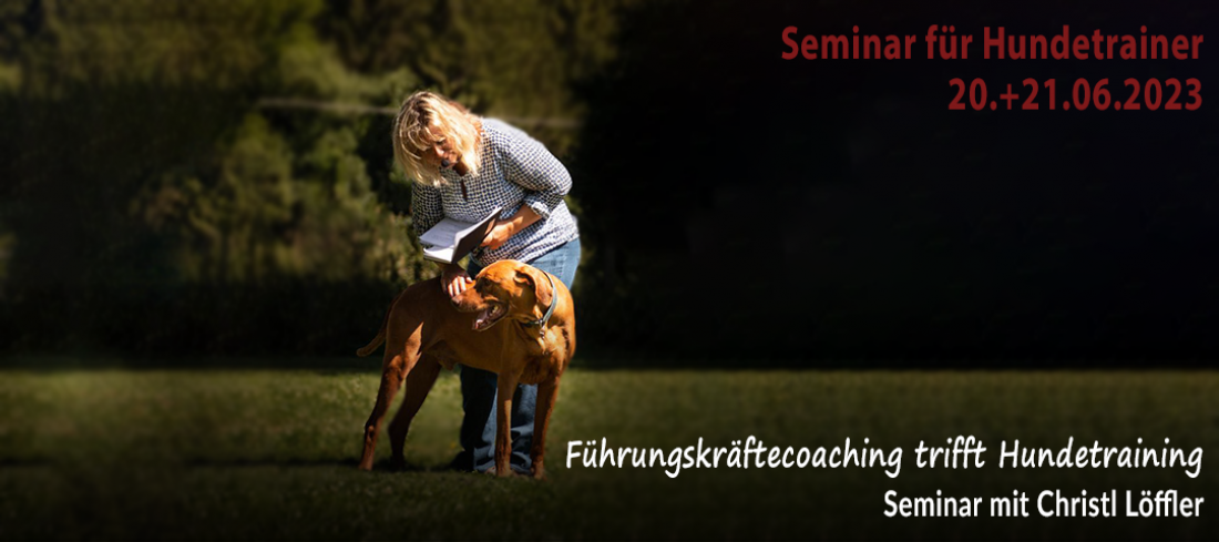 Seminar: Führungskräfte-Coaching und Hundetraining - Was haben die beiden gemeinsam? 